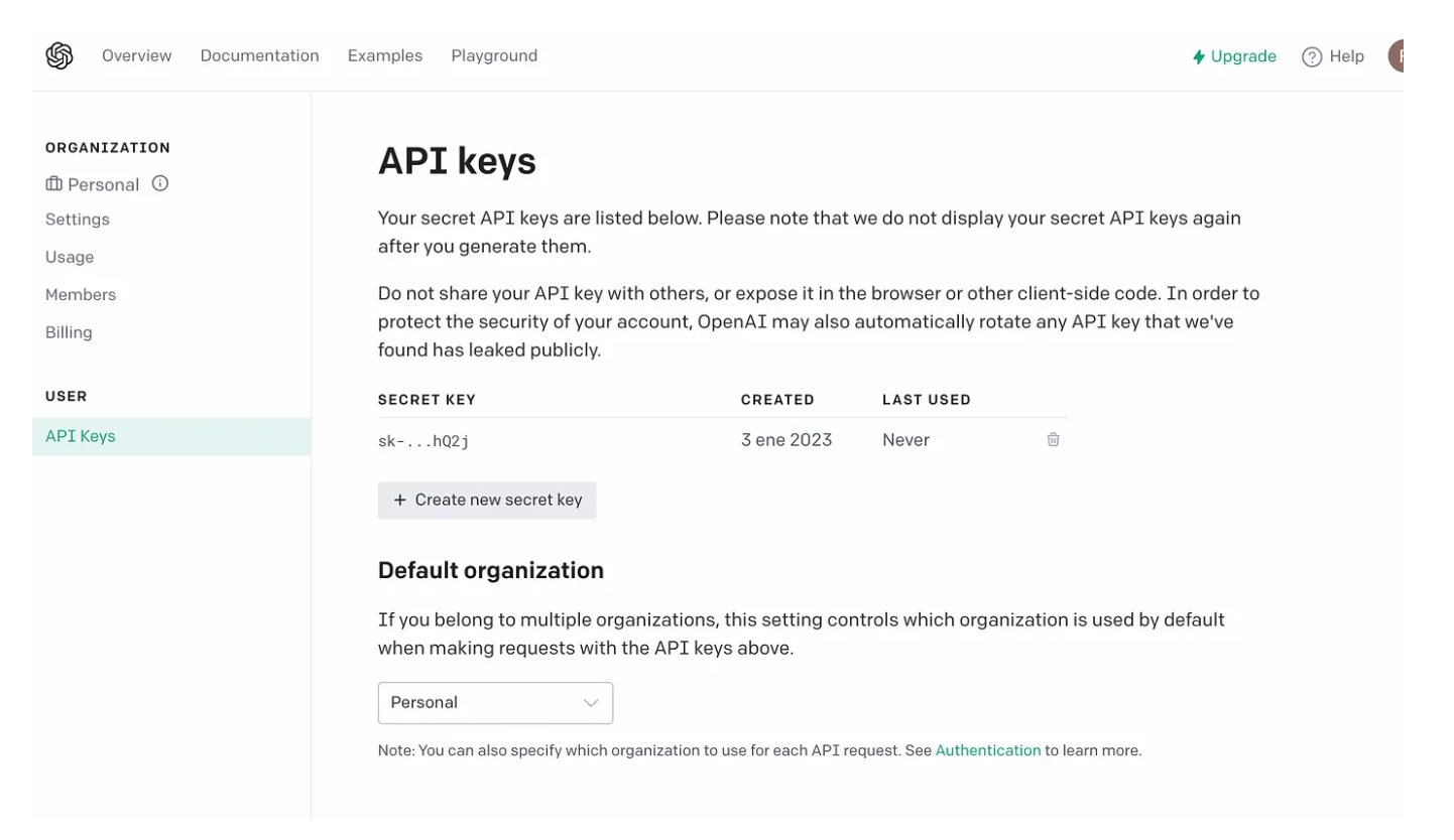 API Key chatgpt как получить. Api ключ openai