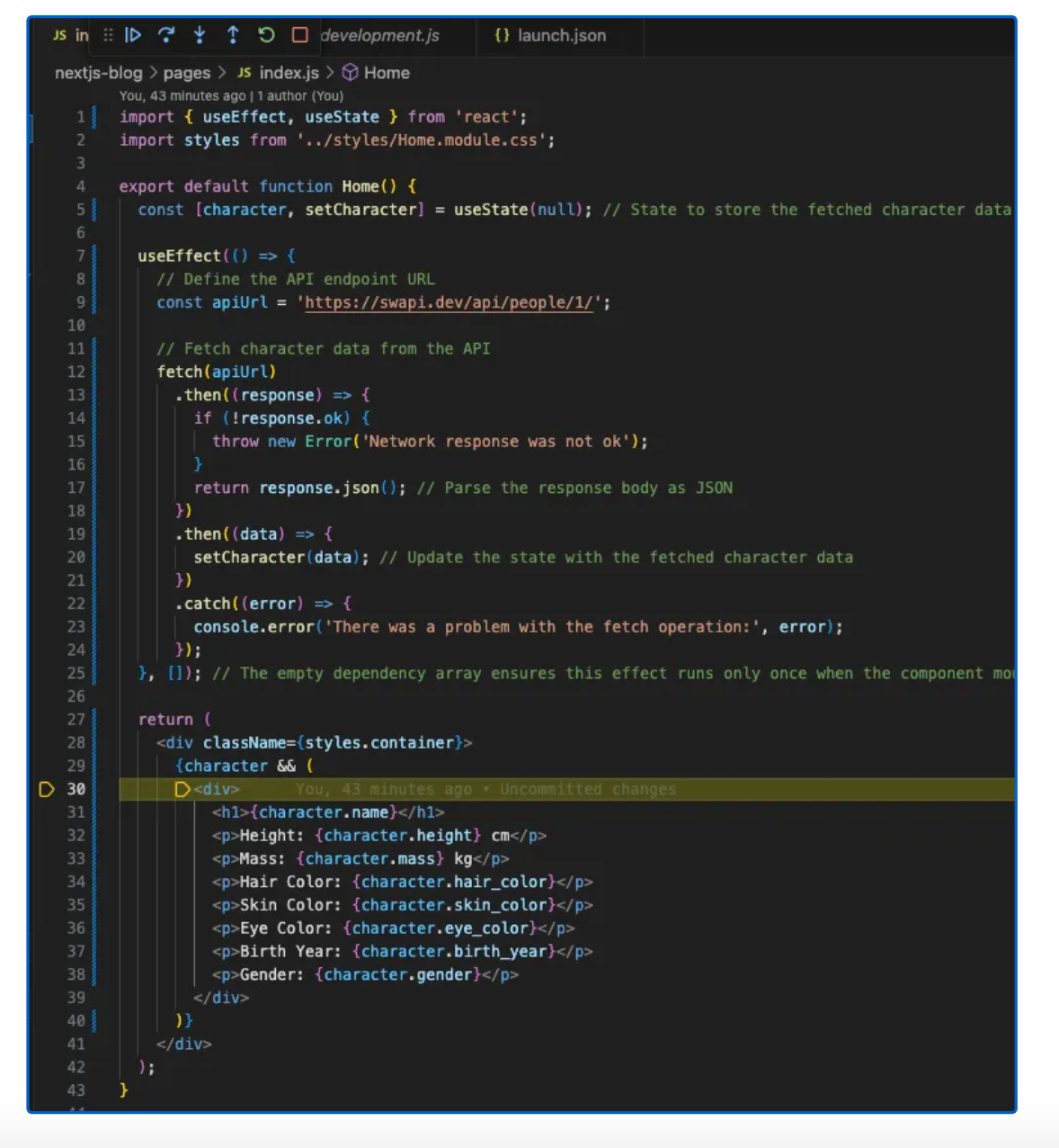 Sustituir console.log() por Debuggers | Next.js | TypeScript