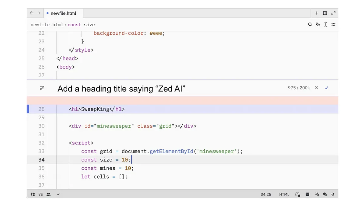 Zed AI: una alternativa de vanguardia a VS Code y Cursor