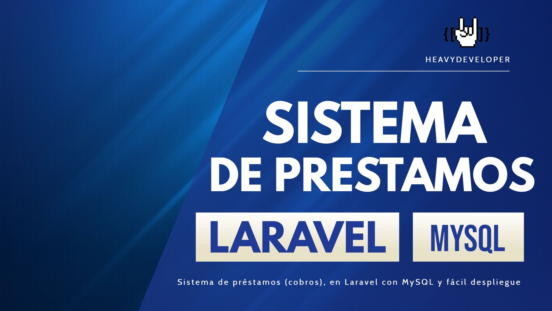 Sistema de préstamos, PHP (Laravel & MySQL)